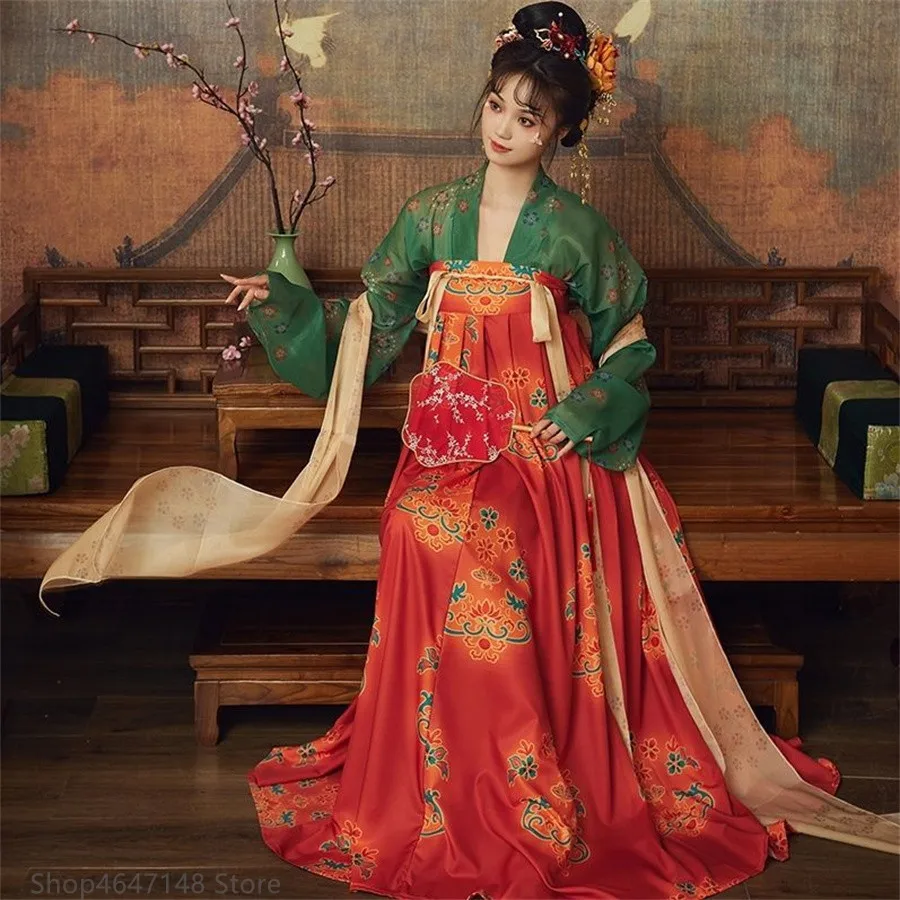 Chest-high Ruqun Embroidery Chinese Traditional Dress Sets Tang Improved Hanfu Women Cosplay Performance Costume ханьфу هانفو
Chest-high Ruqun Embroidery Chinese Traditional Dress Sets Tang Improved Hanfu Women Cosplay Performance Costume ханьфу هانفو
