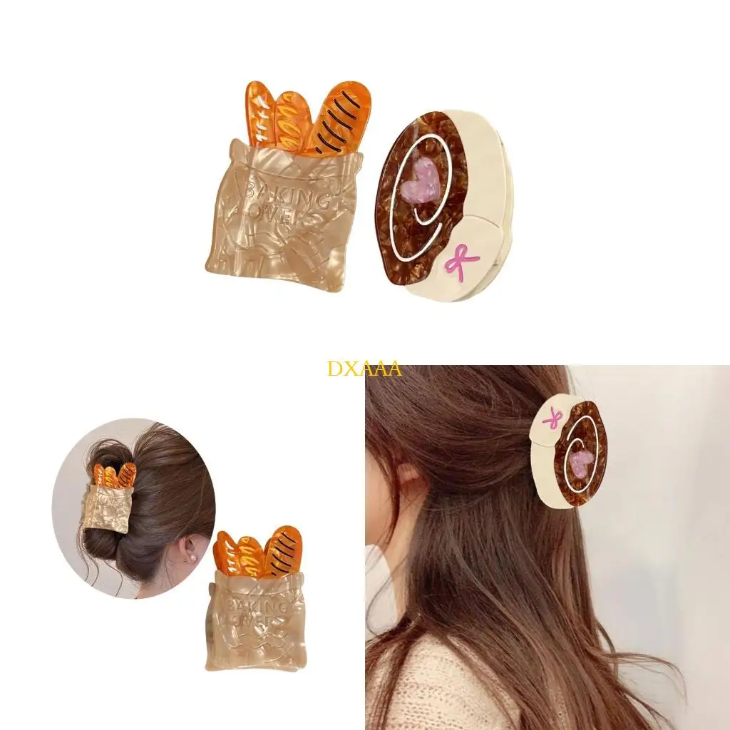 DXAA Lovely Dessert Acetate Hair Claw Clip Hair Styling Accessory for Casual and Formal Multiuse Hair Shaping Decoration
DXAA Lovely Dessert Acetate Hair Claw Clip Hair Styling Accessory for Casual and Formal Multiuse Hair Shaping Decoration