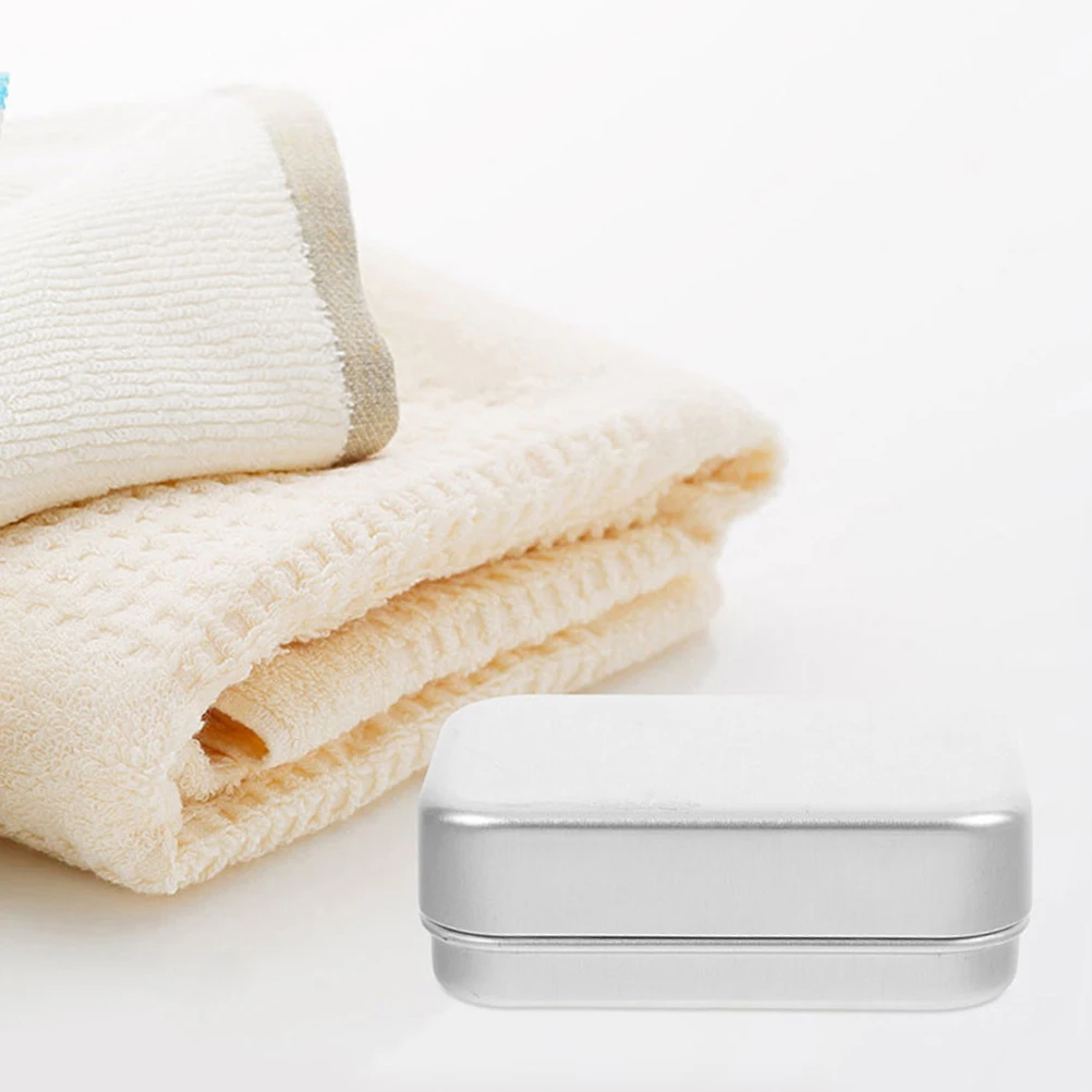 2Pcs Large Rectangular Soap Dish with Lid Drainage Function Reusable Metal Tin Box for Bathrooms Travel Soap Storage
2Pcs Large Rectangular Soap Dish with Lid Drainage Function Reusable Metal Tin Box for Bathrooms Travel Soap Storage