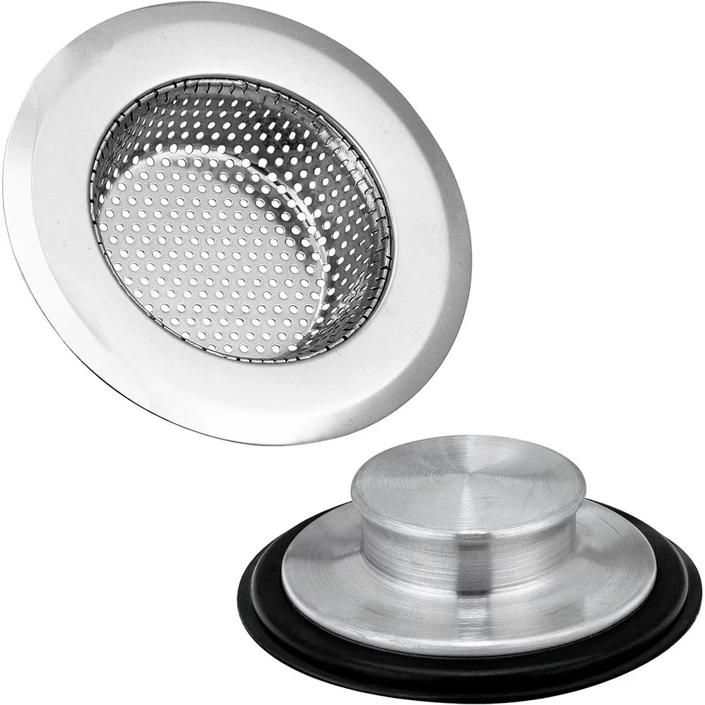 2Pcs Sink Drain Strainer Stopper Kitchen Metal Filter Stainless Steel Anti Clogging Hair Food Practical Easy Bathroom Shower
2Pcs Sink Drain Strainer Stopper Kitchen Metal Filter Stainless Steel Anti Clogging Hair Food Practical Easy Bathroom Shower