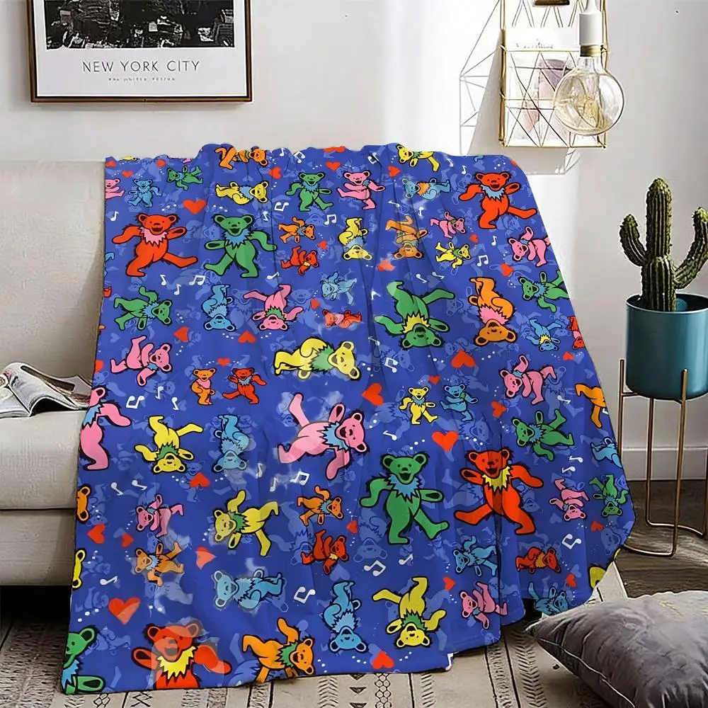 Album G-Grateful D-Dead band Throw Lightweight 240g Flannel Blanket Soft Skin-friendly for Summer Cooling
Album G-Grateful D-Dead band Throw Lightweight 240g Flannel Blanket Soft Skin-friendly for Summer Cooling