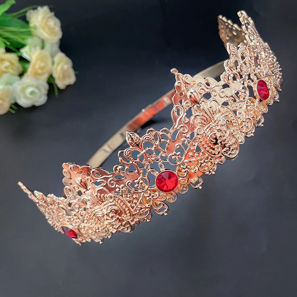 Crown Headdress Rhinestone Tiara Prop Zinc Alloy Bridal Halloween Costumes Performance Show Accessories Hair Crown Elegant
Crown Headdress Rhinestone Tiara Prop Zinc Alloy Bridal Halloween Costumes Performance Show Accessories Hair Crown Elegant