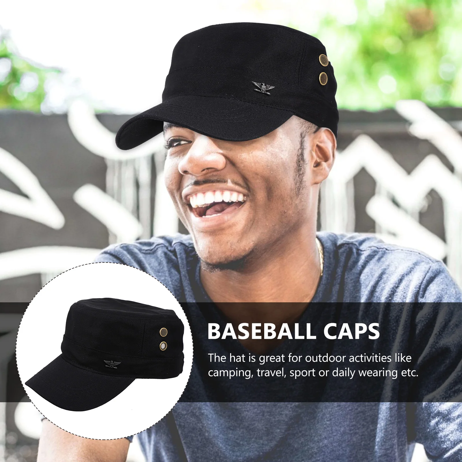 Sun Hat for Men Cotton Casual Sports Caps Outdoor Baseball Flat-top Hats Premium Material Comfort Breathable Four Seasons
Sun Hat for Men Cotton Casual Sports Caps Outdoor Baseball Flat-top Hats Premium Material Comfort Breathable Four Seasons