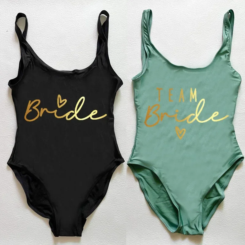 S-3XL One-Piece Swimsuit Women Team Bride Summer Swimwear Higt Cut Low Back Bathing Suit Bachelor Party Swimming Suit Beachwear
S-3XL One-Piece Swimsuit Women Team Bride Summer Swimwear Higt Cut Low Back Bathing Suit Bachelor Party Swimming Suit Beachwear