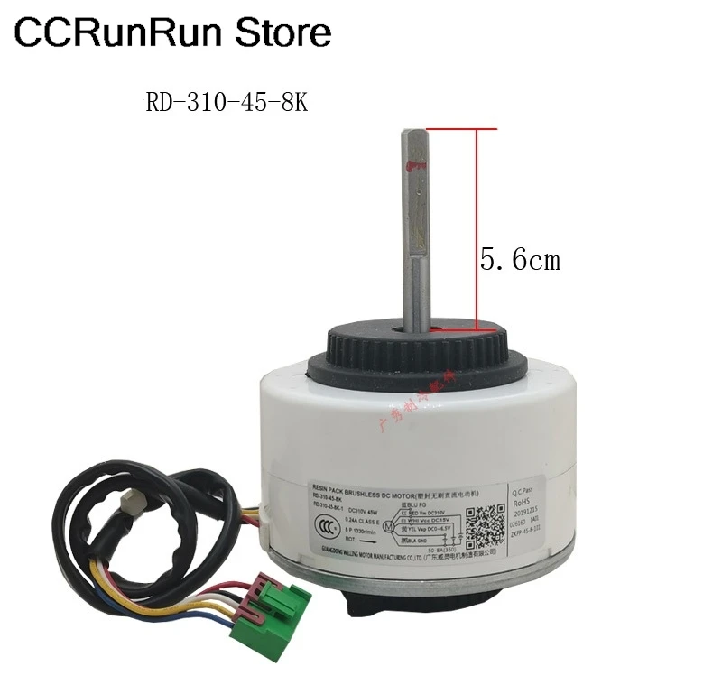 RD-310-45-8K Suitable for AUX air conditioning indoor DC motor ZKFP-45-8-101 50-8A
RD-310-45-8K Suitable for AUX air conditioning indoor DC motor ZKFP-45-8-101 50-8A