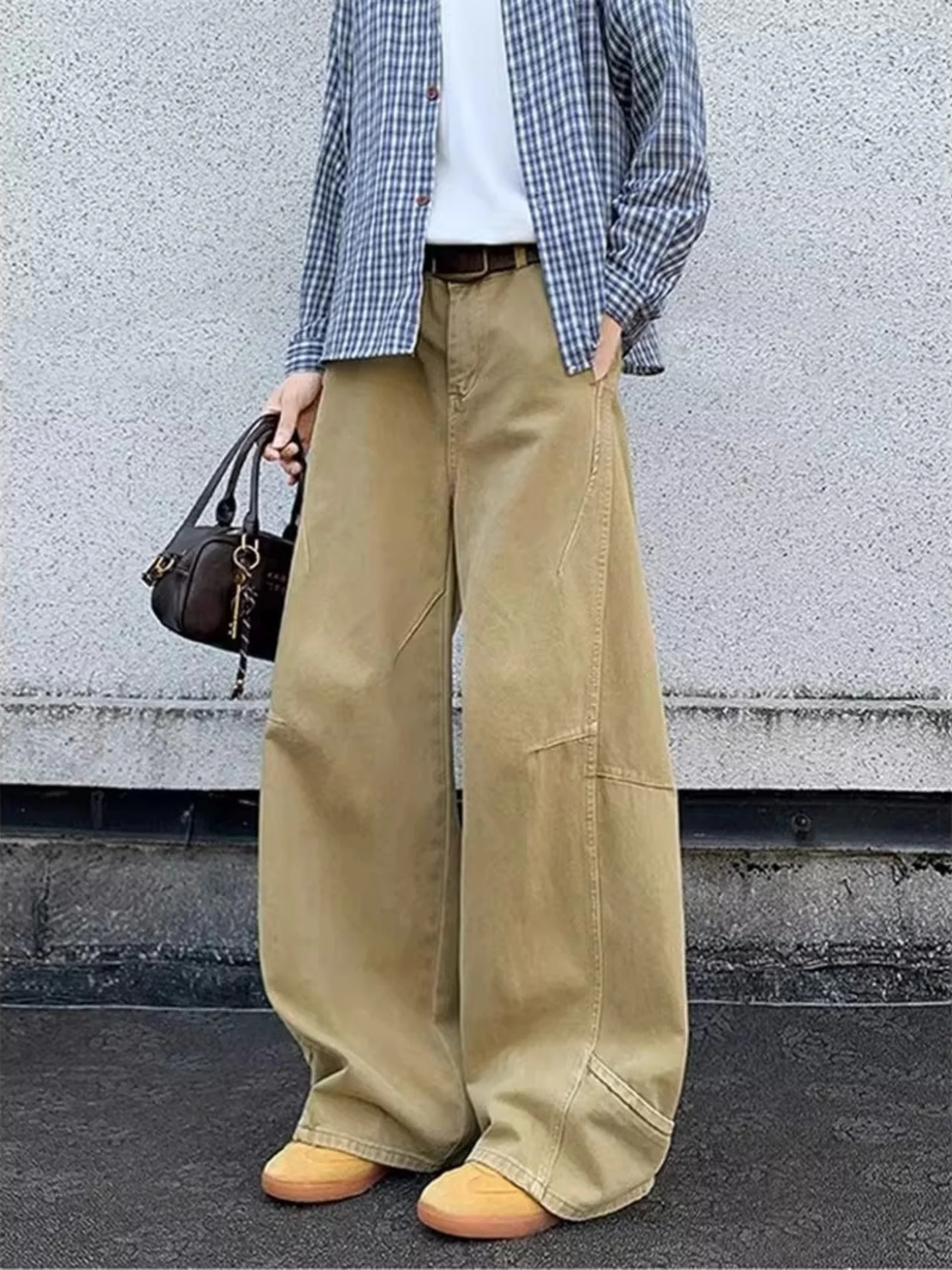 Мужские рабочие брюки American Sle: весенние, прямого кроя, свободные, с широкими штанинами, в стиле пэчворк, повседневные
Мужские рабочие брюки American Sle: весенние, прямого кроя, свободные, с широкими штанинами, в стиле пэчворк, повседневные