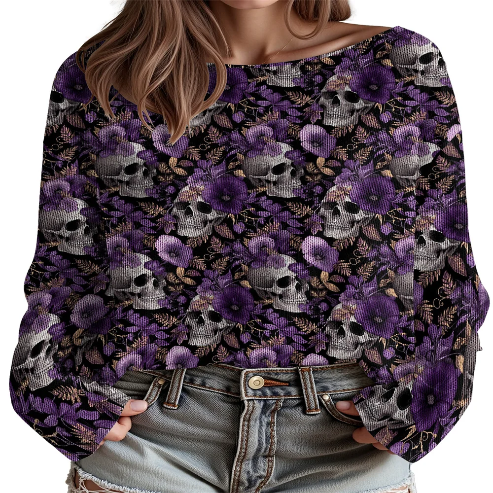 Halloween 2025 Merch Skull Print Knitted Jumpers Women's Sweater Long Sleeve Streetwear Trendy Pullover Tops 7
Halloween 2025 Merch Skull Print Knitted Jumpers Women's Sweater Long Sleeve Streetwear Trendy Pullover Tops 7