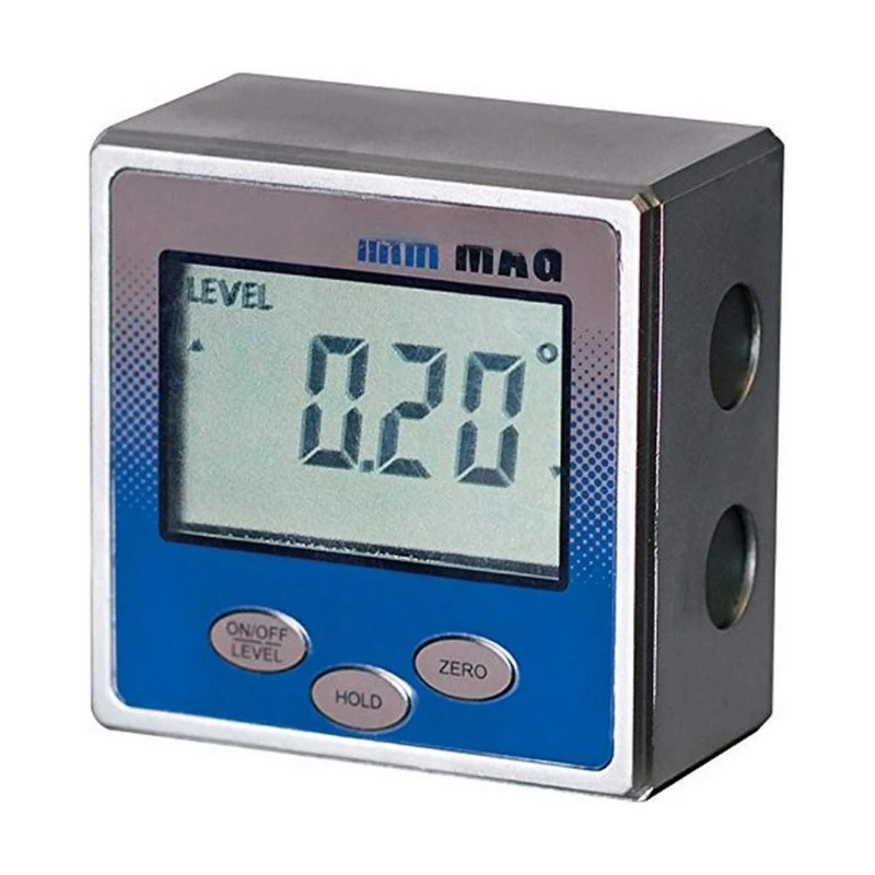 Digital display right angle inclinometer box Portable high-precision angle measuring instrument with magnetic electronic level
Digital display right angle inclinometer box Portable high-precision angle measuring instrument with magnetic electronic level