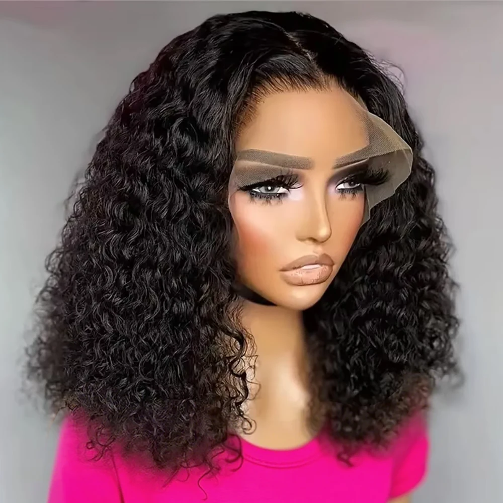 Glueless Deep Wave Wig Jerry Curly Human Hair 13x4 13x6 HD Lace Front Wig Malaysia Virgin Short Bob Wig For Black Women PrePluck
Glueless Deep Wave Wig Jerry Curly Human Hair 13x4 13x6 HD Lace Front Wig Malaysia Virgin Short Bob Wig For Black Women PrePluck