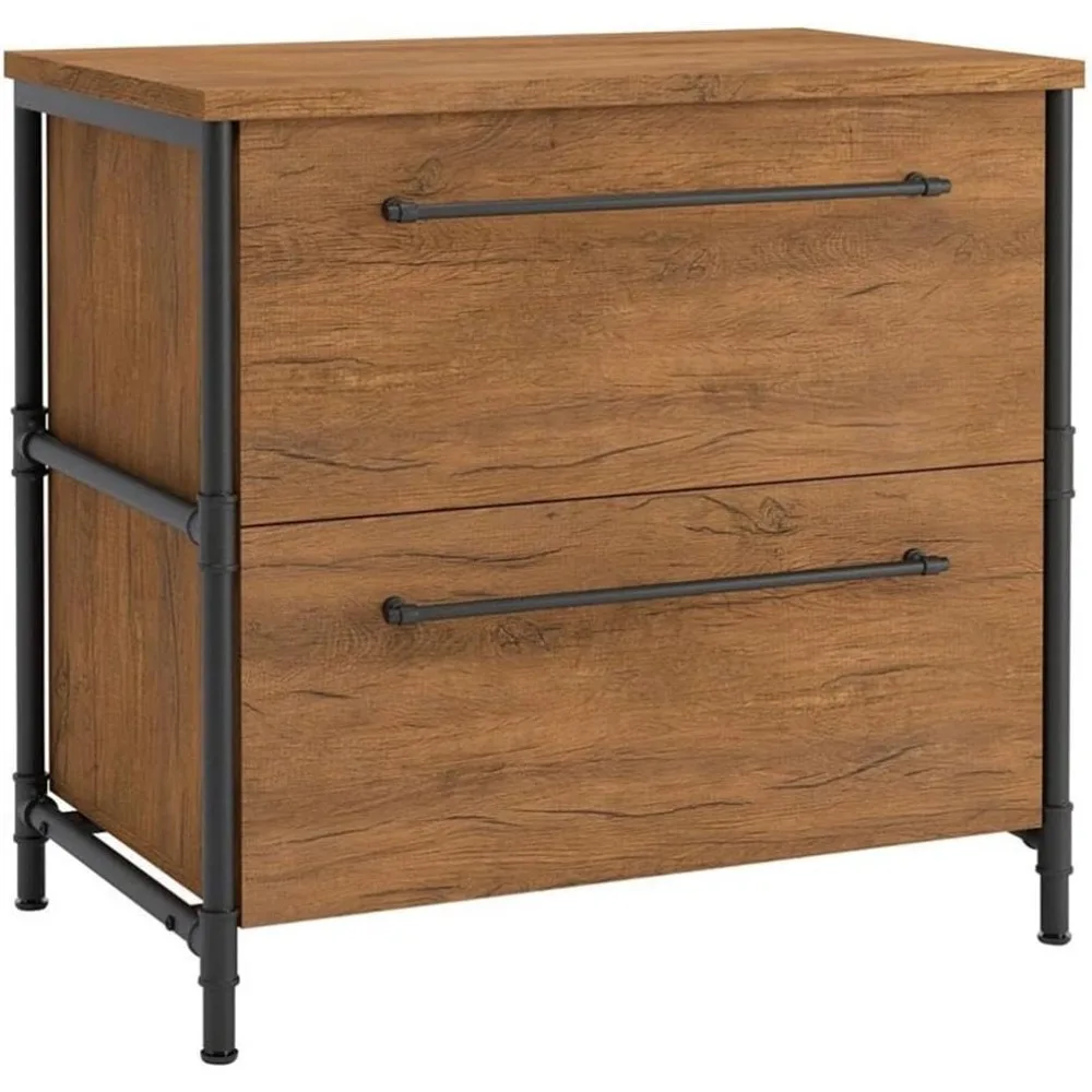 Iron City Lateral File, Checked Oak Finish
Iron City Lateral File, Checked Oak Finish