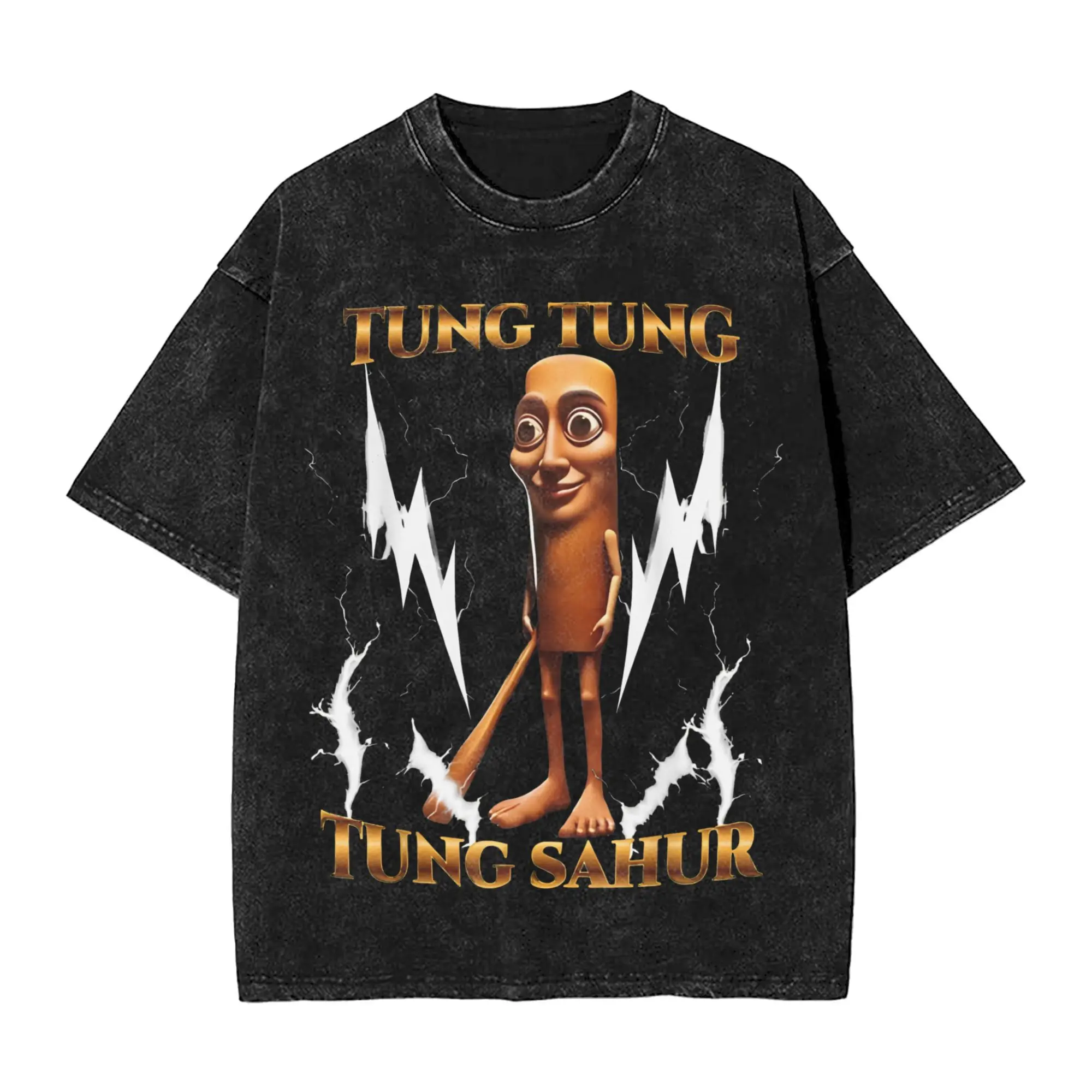 Tung Tung Tung Sahur Italian Brainrot Meme Washed T Shirt Streetwear Hip Hop T-Shirt Tee Shirt for Men Women Short Sleeve
Tung Tung Tung Sahur Italian Brainrot Meme Washed T Shirt Streetwear Hip Hop T-Shirt Tee Shirt for Men Women Short Sleeve