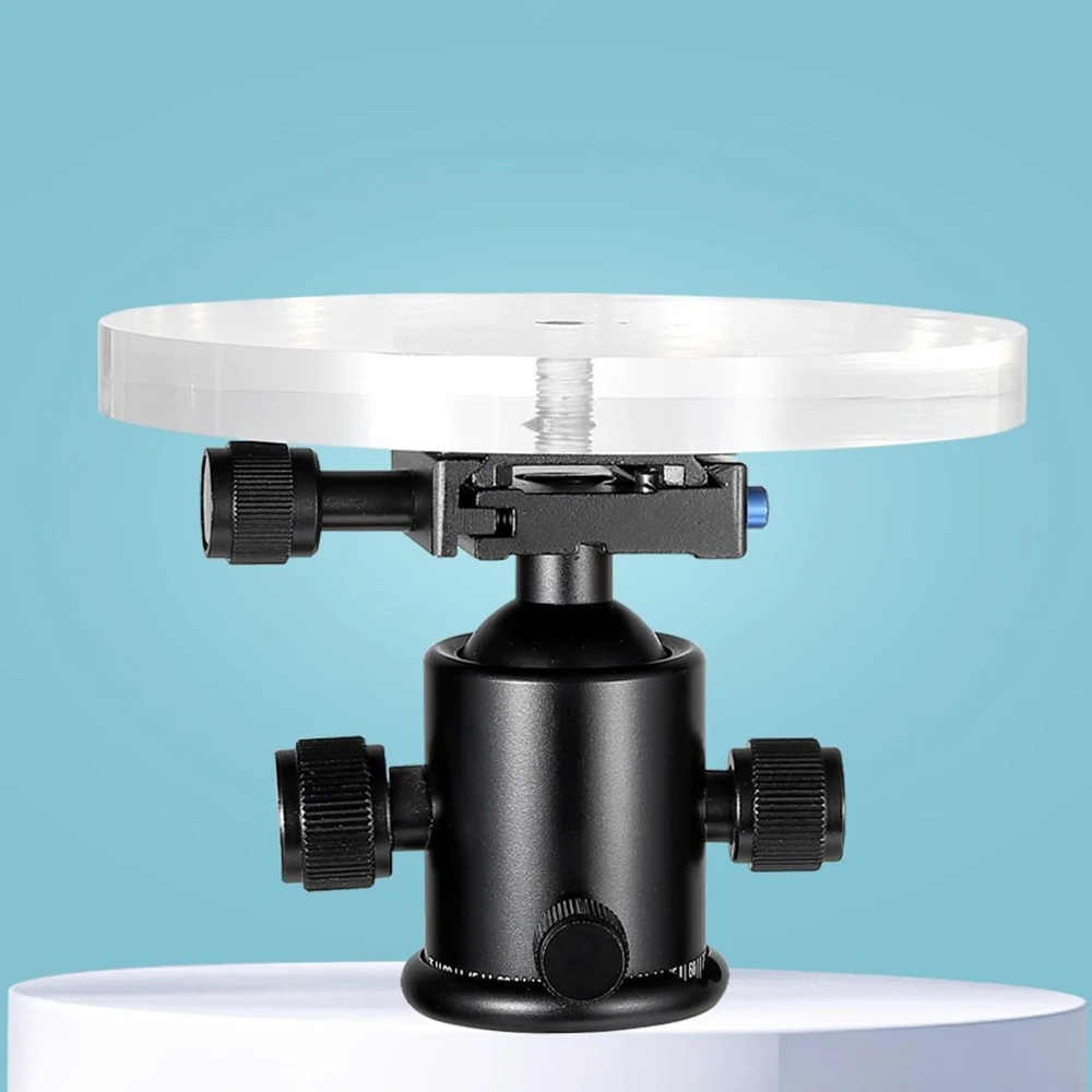 15CM Acrylic Circle Photography Shooting Table with Universal Ball Head - Heavy Duty 15KG Load Bearing for Product Photo Studio
15CM Acrylic Circle Photography Shooting Table with Universal Ball Head - Heavy Duty 15KG Load Bearing for Product Photo Studio