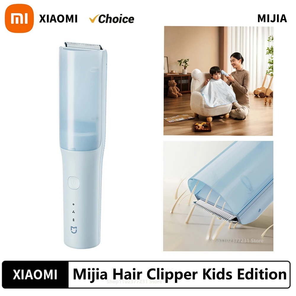 Xiaomi Mijia Children Hair Clipper With Hair Suction Function 60min Endurance IPX7 Waterproof Round Bead Knife Tip Baby Barber
Xiaomi Mijia Children Hair Clipper With Hair Suction Function 60min Endurance IPX7 Waterproof Round Bead Knife Tip Baby Barber