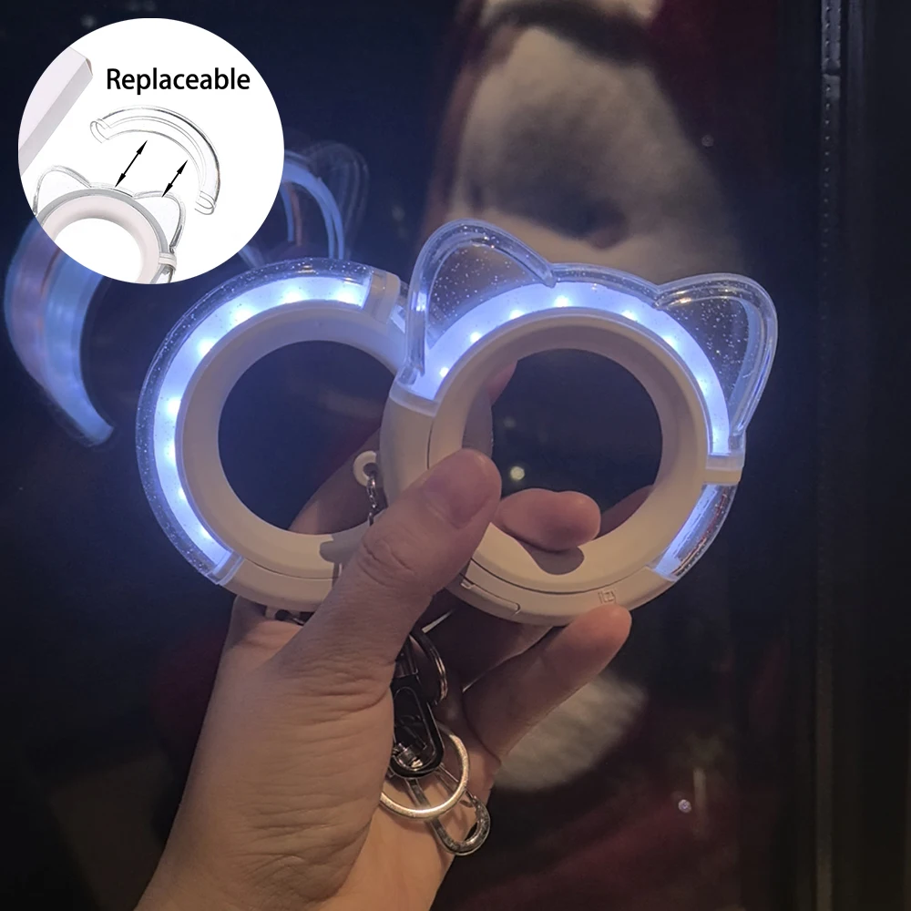 K-Pop Idol I-T-Z-Y Mini Light Keychains Cat Ears Lightstick Keyring for Fans Backpack Bag Pendants Key Chain Concert Party Gift
K-Pop Idol I-T-Z-Y Mini Light Keychains Cat Ears Lightstick Keyring for Fans Backpack Bag Pendants Key Chain Concert Party Gift