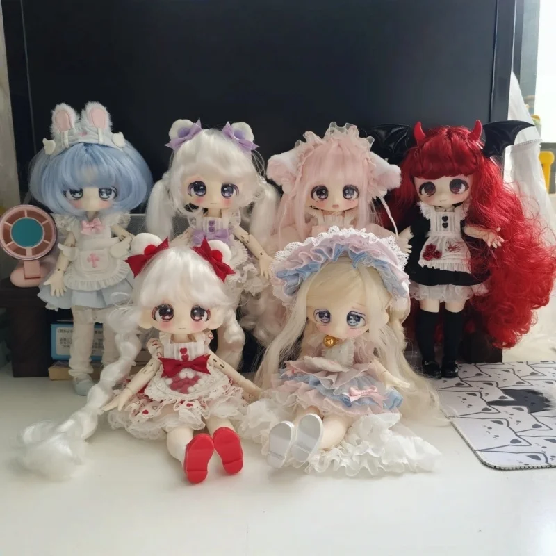 New Original In-Stock Sweet Velvet Window Display Three-Plug Six-Wig BJD Serie Blind Box Movable Doll Model Collectible Toy Gift
New Original In-Stock Sweet Velvet Window Display Three-Plug Six-Wig BJD Serie Blind Box Movable Doll Model Collectible Toy Gift