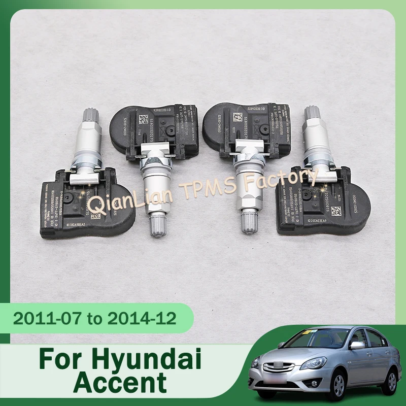 For Hyundai Accent Genesis Coupe Santa Fe Sport Sonata Tire Pressure Monitor Systems 4pcs 52933-2M000 315MHz TPMS Sensor
For Hyundai Accent Genesis Coupe Santa Fe Sport Sonata Tire Pressure Monitor Systems 4pcs 52933-2M000 315MHz TPMS Sensor