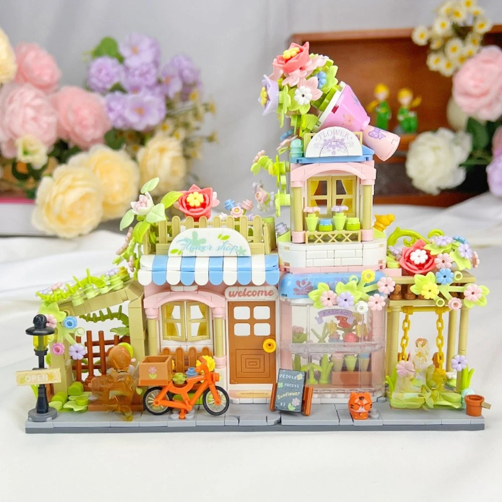 Набор строительных блоков MOC Sunshine Flower Leisure Cottage House: Магазин цветов в стиле Street View, игрушки-блоки, подарок на день рождения для детей
Набор строительных блоков MOC Sunshine Flower Leisure Cottage House: Магазин цветов в стиле Street View, игрушки-блоки, подарок на день рождения для детей