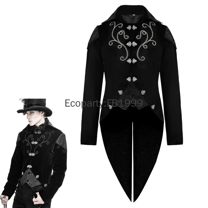 Medieval Retro Steampunk Tuxedo Jacket for Men Victorian Long Sleeve Irregular Windbreaker Coat Halloween Carnival Party Outfit
Medieval Retro Steampunk Tuxedo Jacket for Men Victorian Long Sleeve Irregular Windbreaker Coat Halloween Carnival Party Outfit