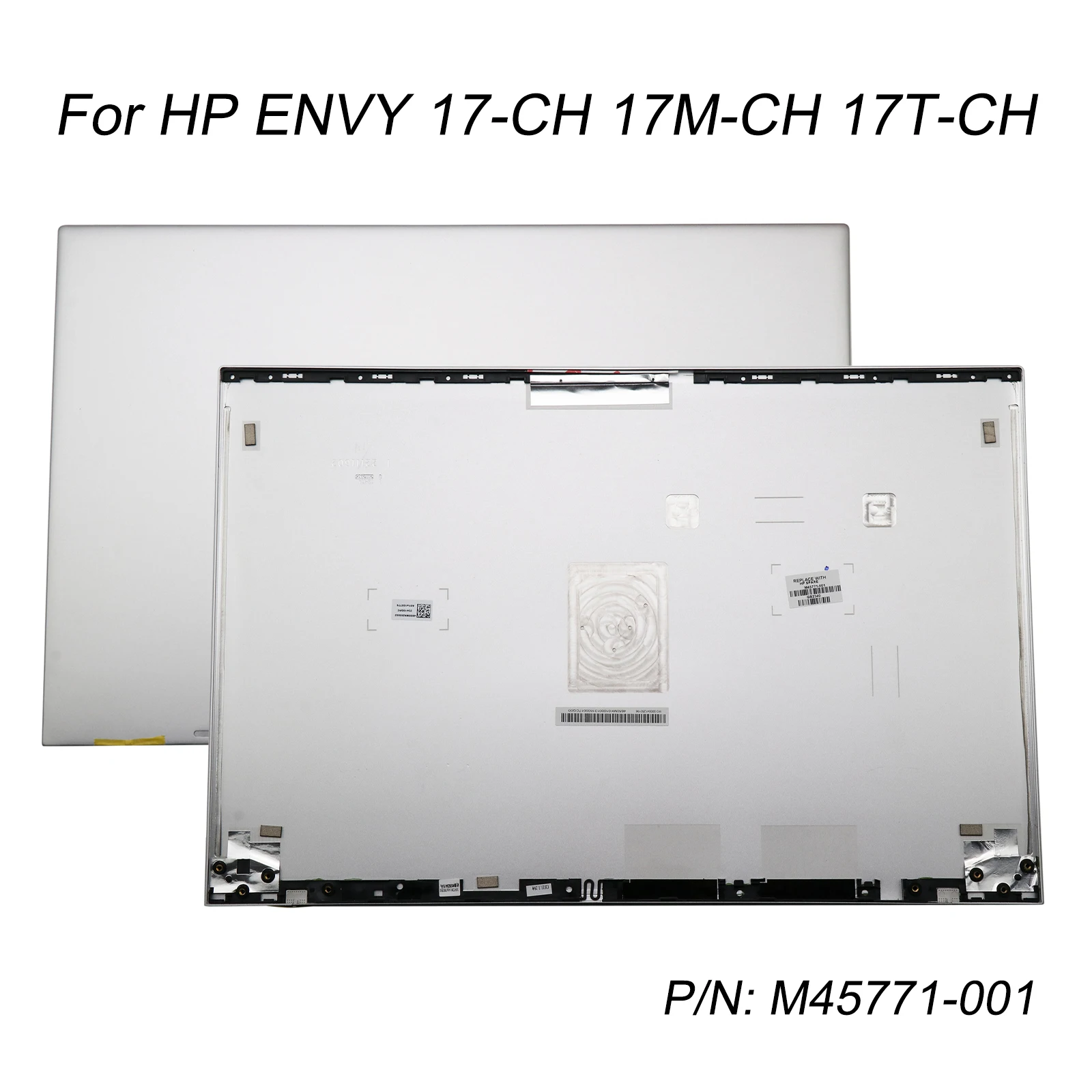 New Original LCD Back Cover Lid Top Case for HP ENVY 17-CH 17T-CH 17M-CH0013DX 17M-CH1013DX M45771-001 Silver
New Original LCD Back Cover Lid Top Case for HP ENVY 17-CH 17T-CH 17M-CH0013DX 17M-CH1013DX M45771-001 Silver