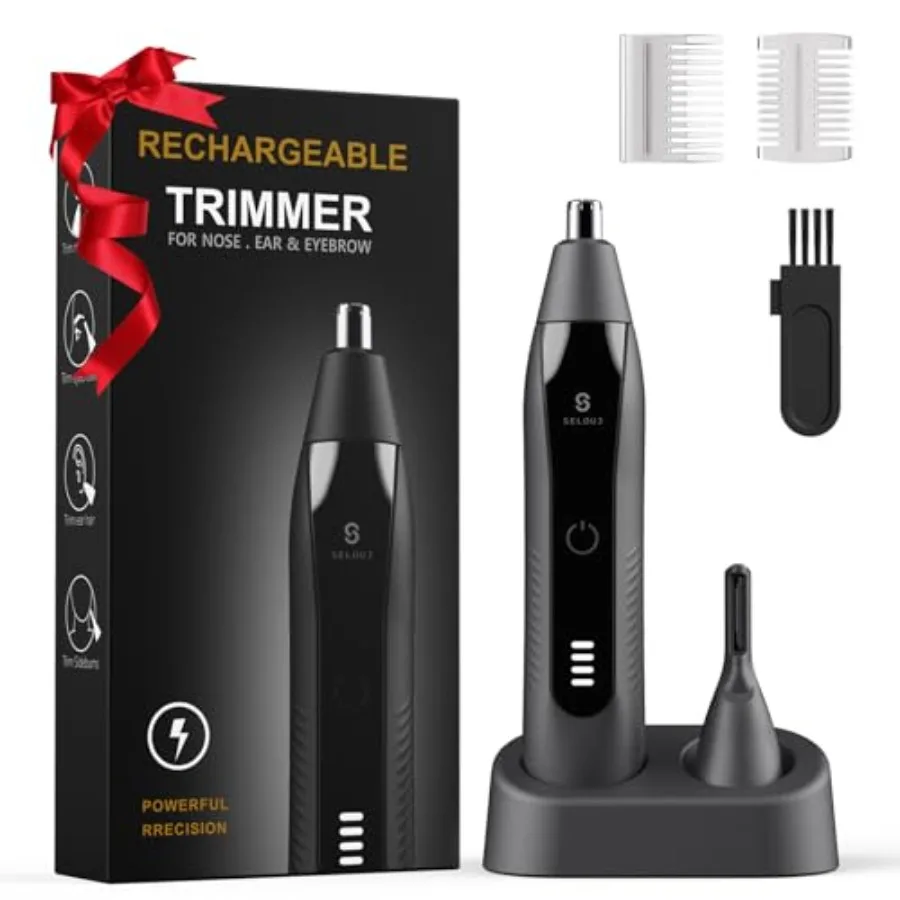 Ear and Nose Hair Trimmer for Men 2026 Professional Painless USB Rechargeable Eyebrow and Facial Electric Hair Trimmer for Men
Ear and Nose Hair Trimmer for Men 2026 Professional Painless USB Rechargeable Eyebrow and Facial Electric Hair Trimmer for Men