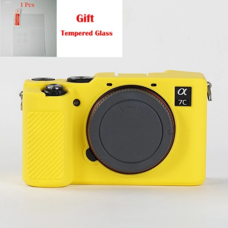 Anti - Dust Silicone Soft Shell Case Soft Silicone Armor Camera Bag Case, For Sony Alpha 7c ILCE7C A7C + Free Tempered Film
Anti - Dust Silicone Soft Shell Case Soft Silicone Armor Camera Bag Case, For Sony Alpha 7c ILCE7C A7C + Free Tempered Film