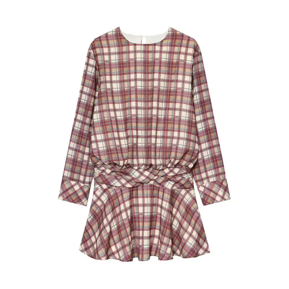 Sweet Fashionable round Neck Long Sleeve Dress Women's New Arrival Winter 2026 Polyester Fiber High Waist H Version
Sweet Fashionable round Neck Long Sleeve Dress Women's New Arrival Winter 2026 Polyester Fiber High Waist H Version
