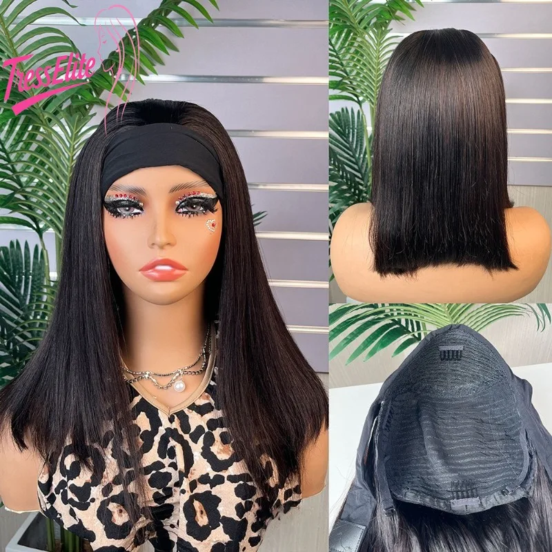 Blond 613# 1b# straight human hair full machine wig with Headband 14 inch Brazilian Virgin Remy 180% Density High Quality
Blond 613# 1b# straight human hair full machine wig with Headband 14 inch Brazilian Virgin Remy 180% Density High Quality