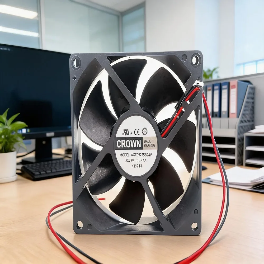 For CROWN AGE09225B24V DC24V 0.44A 9CM 2-Wire Cabinet DC Inverter Cooling Fan
For CROWN AGE09225B24V DC24V 0.44A 9CM 2-Wire Cabinet DC Inverter Cooling Fan