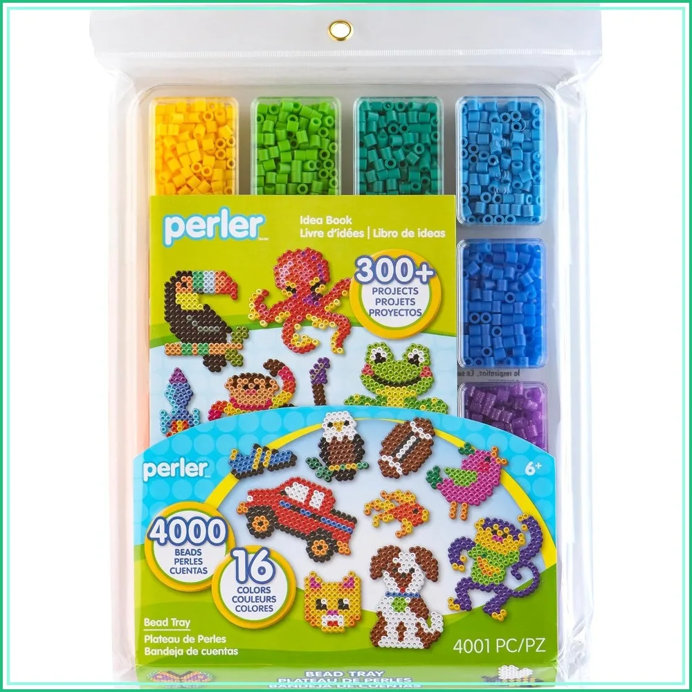4000pcs Fuse Beads Kit with Storage Tray & Pattern Book, Multicolor Arts and Crafts for Kids 6+
4000pcs Fuse Beads Kit with Storage Tray & Pattern Book, Multicolor Arts and Crafts for Kids 6+