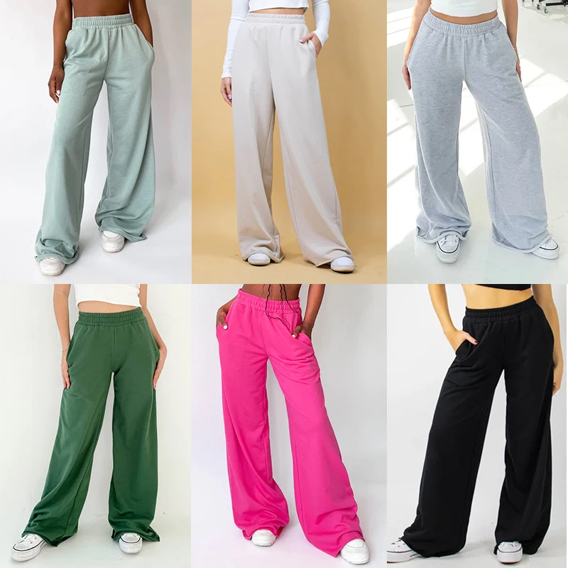 BKLD Sweatpants For Women 2024 Jogging Casual High Waisted Pockets Fashion Solid Color Comfort Full Pants Simple Chic Streetwear
BKLD Sweatpants For Women 2024 Jogging Casual High Waisted Pockets Fashion Solid Color Comfort Full Pants Simple Chic Streetwear