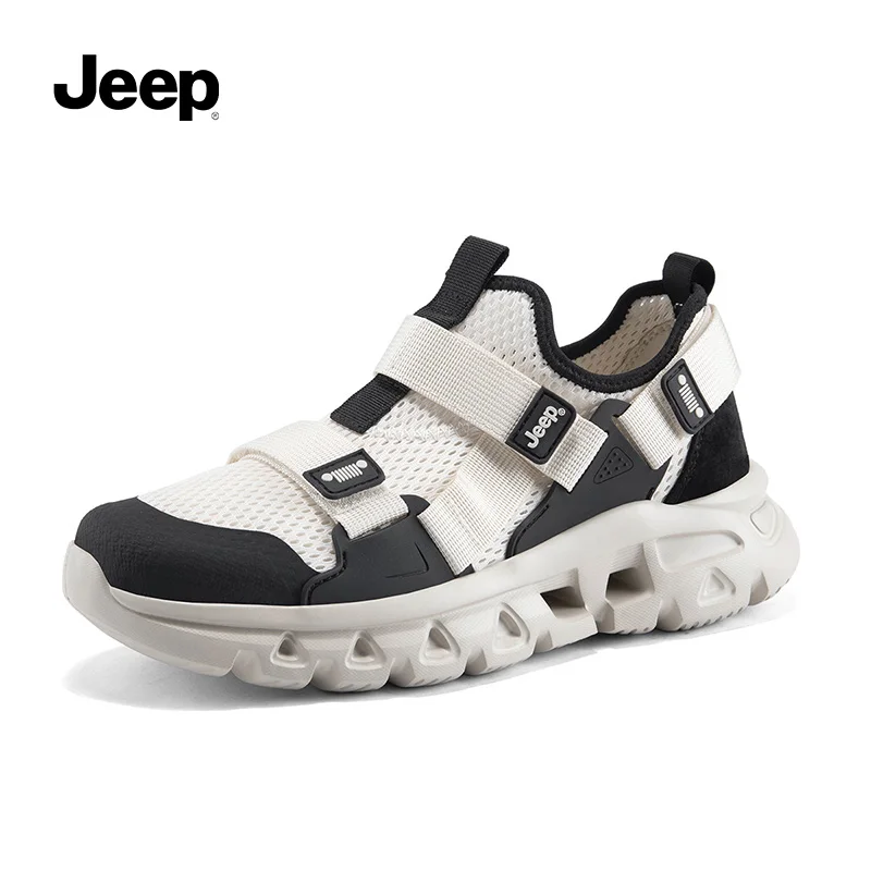 Jeep Men's Trekking Hiking Sandals Beach and Outdoor Sandals Cutout Design Sports Casual Shoes Sneakers
Jeep Men's Trekking Hiking Sandals Beach and Outdoor Sandals Cutout Design Sports Casual Shoes Sneakers
