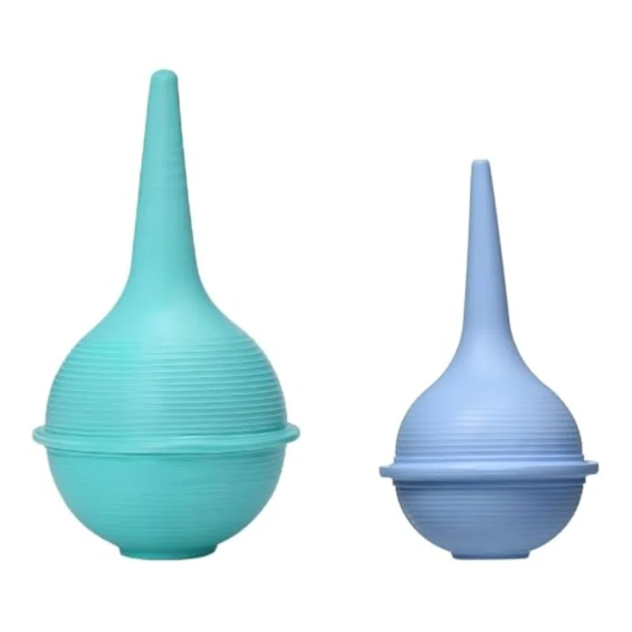 Rubber Bulb Syringe Set 2 oz and 3 oz Ear Wax Removal Syringe, Nasal Aspirator for Mucus Rinse, Gentle Ear Cleaning Bulb
Rubber Bulb Syringe Set 2 oz and 3 oz Ear Wax Removal Syringe, Nasal Aspirator for Mucus Rinse, Gentle Ear Cleaning Bulb