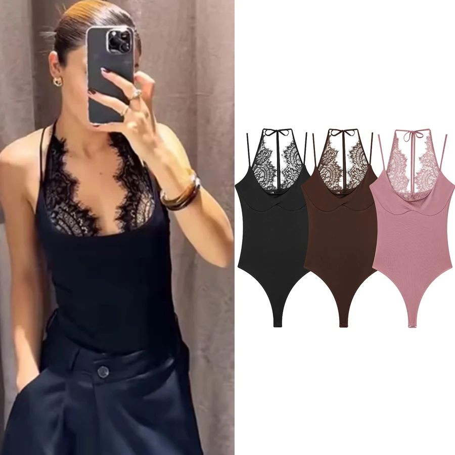 Women Sexy Night Party Multicolored Bodysuits Women Patchwork Lace Sleeveless Slim Bodysuits Female Fashion Mujer Sheath Tops
Women Sexy Night Party Multicolored Bodysuits Women Patchwork Lace Sleeveless Slim Bodysuits Female Fashion Mujer Sheath Tops