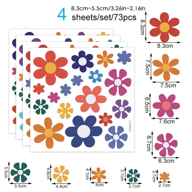 73pca Car Flower Stickers Waterproof car stylish flower sticker Car Window Sticker Daisy Stickers Cute Car Stickers Daisy Decals
73pca Car Flower Stickers Waterproof car stylish flower sticker Car Window Sticker Daisy Stickers Cute Car Stickers Daisy Decals