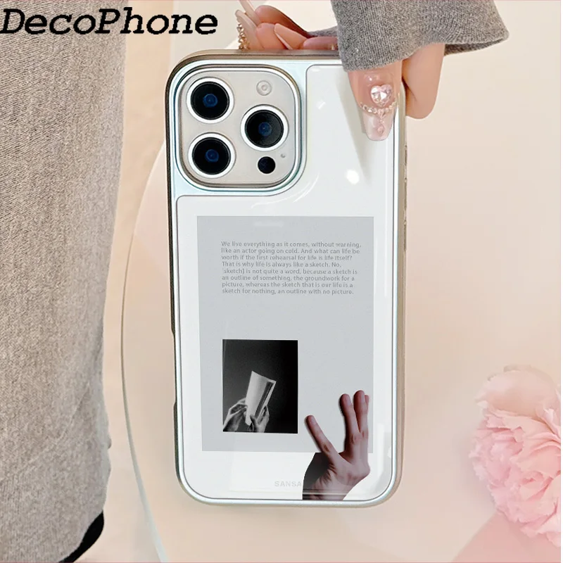 ins Magazine style Epoxy Phone Case Anti-drop FOR iPhone11/12/13/14/15/16/17 Pro Max AIR PLUS
ins Magazine style Epoxy Phone Case Anti-drop FOR iPhone11/12/13/14/15/16/17 Pro Max AIR PLUS