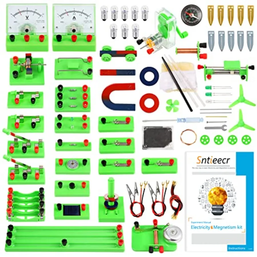 Science Magnetism Kit for:Plastic, Red, Hands-on STEM Learning with Safe Magnetic Components and Circuit Board
Science Magnetism Kit for:Plastic, Red, Hands-on STEM Learning with Safe Magnetic Components and Circuit Board