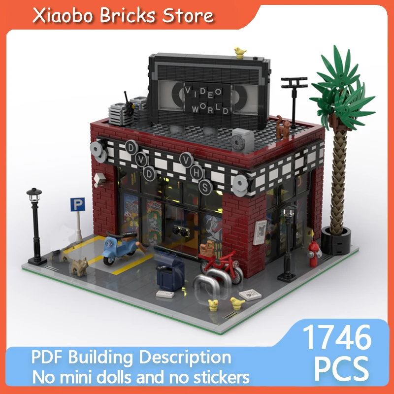 City Street View Model MOC Building Bricks Movie Video Store Modular Technology Gifts Holiday Assemble Children Toys Suit
City Street View Model MOC Building Bricks Movie Video Store Modular Technology Gifts Holiday Assemble Children Toys Suit