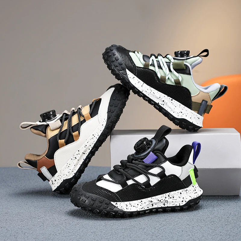 Boys' Shoes 2024 Summer New Breathable Mesh Sports Shoes Anti-Kick Baotou Shoes Children's Rotating Buckle Running Shoes
Boys' Shoes 2024 Summer New Breathable Mesh Sports Shoes Anti-Kick Baotou Shoes Children's Rotating Buckle Running Shoes