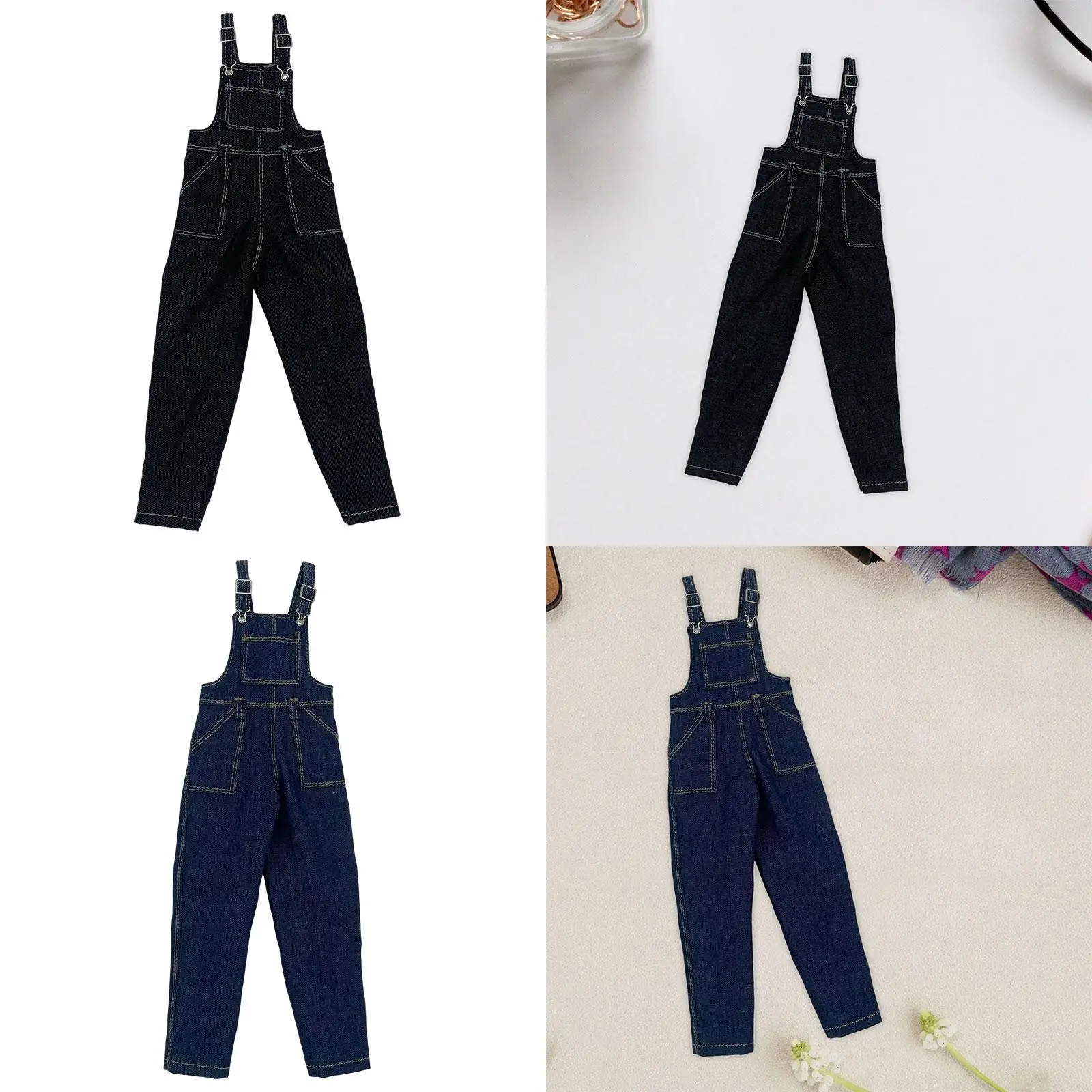 1/6 Female Figure Pants Doll Decor Costume Cosplay Accessories Denim Overalls Miniature Trouser for 12 inch Action Figures
1/6 Female Figure Pants Doll Decor Costume Cosplay Accessories Denim Overalls Miniature Trouser for 12 inch Action Figures