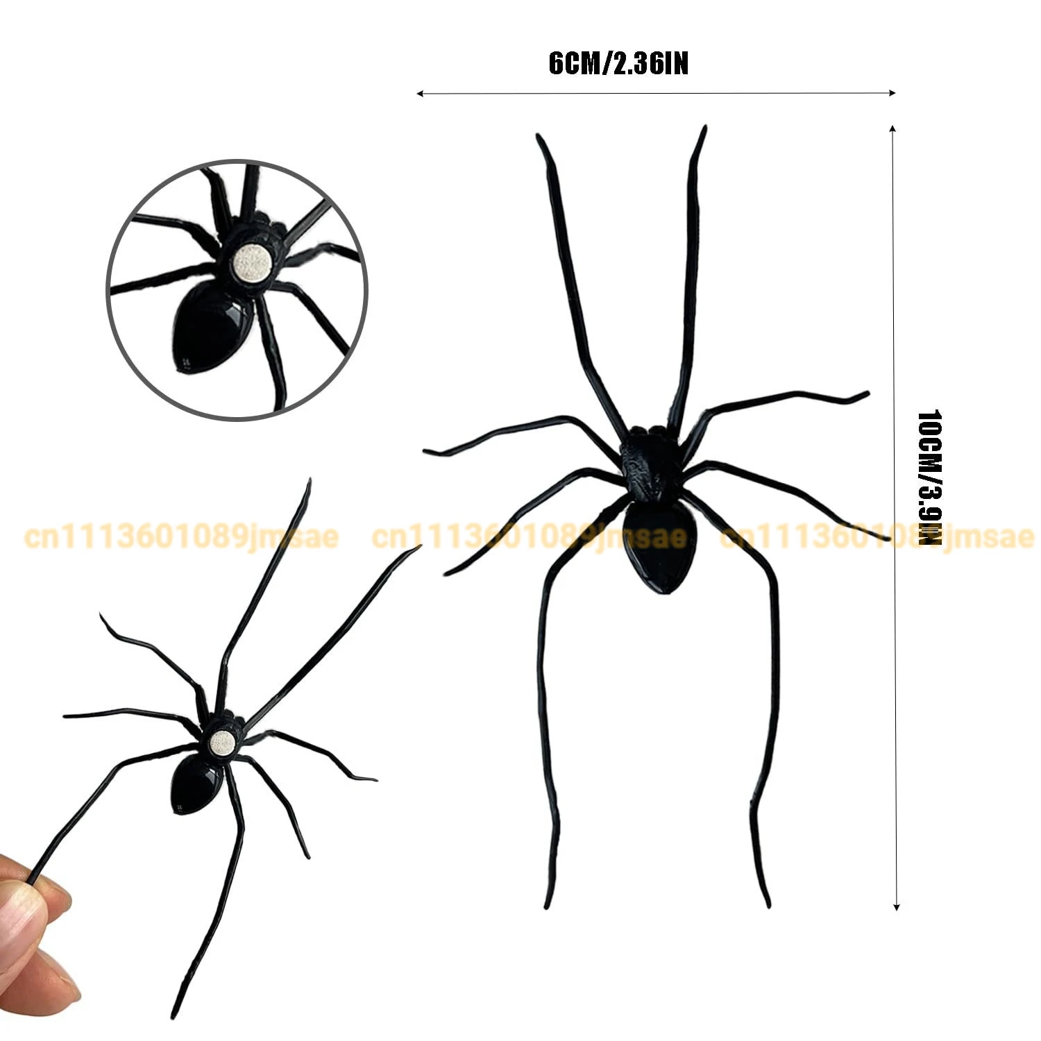 Hot Selling Lifelike Fake Plastic Spider Scary Prank Toy Halloween Gift Haunted House Yard Indoor Outdoor Spooky PartyDecoration
Hot Selling Lifelike Fake Plastic Spider Scary Prank Toy Halloween Gift Haunted House Yard Indoor Outdoor Spooky PartyDecoration