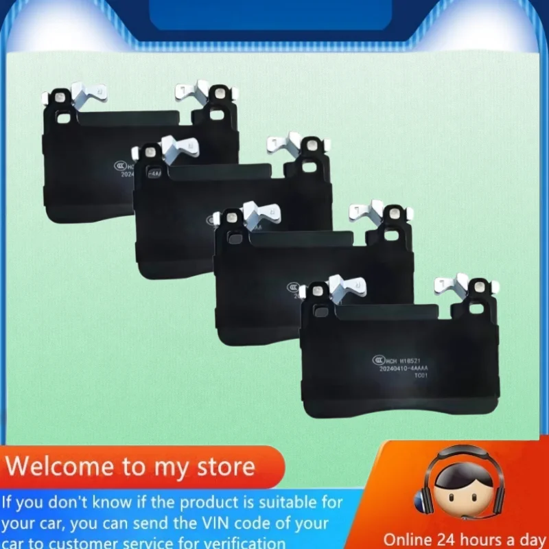 For BYD HAN EV Front Brake Pads (4-Piston Caliper with Weighted Block) 2022 2023 2024 2025 / Auto Parts
For BYD HAN EV Front Brake Pads (4-Piston Caliper with Weighted Block) 2022 2023 2024 2025 / Auto Parts