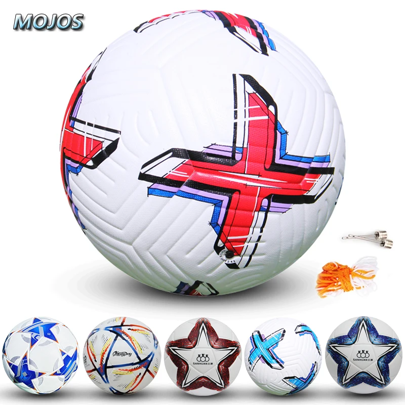 Original Soccer Balls Official Size 5 PU Material Match Training Football Goal Players Outdoor Professional Funcional Training
Original Soccer Balls Official Size 5 PU Material Match Training Football Goal Players Outdoor Professional Funcional Training