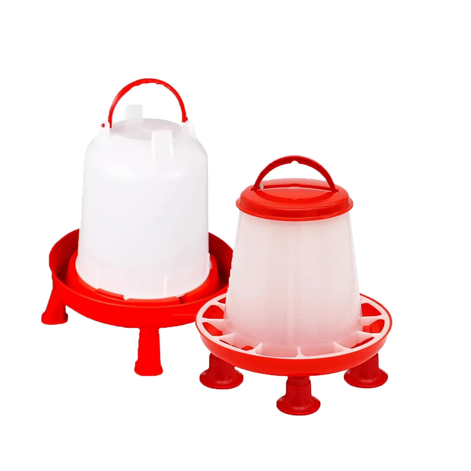 3KG+3L Chick Feeder and Waterer Kit Chicken Waterer Chicken Feeder With Leg Barrel Water Bucket Chicken Feeder
3KG+3L Chick Feeder and Waterer Kit Chicken Waterer Chicken Feeder With Leg Barrel Water Bucket Chicken Feeder