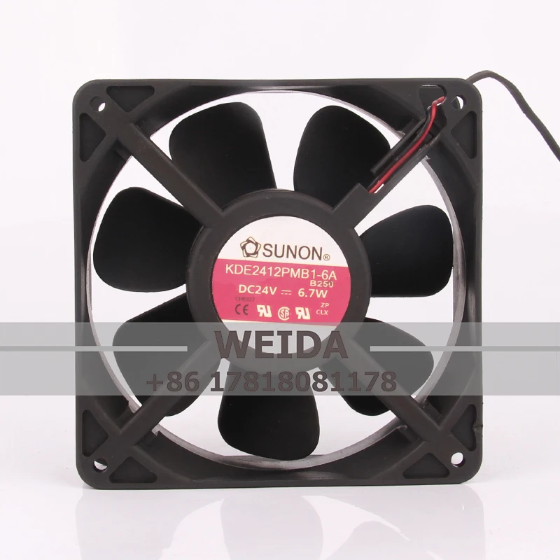 KDE2412PMB1-6A 12038 DC 24V 6,7 W 120x38 мм вентилятор охлаждения сервера для SUNON
KDE2412PMB1-6A 12038 DC 24V 6,7 W 120x38 мм вентилятор охлаждения сервера для SUNON