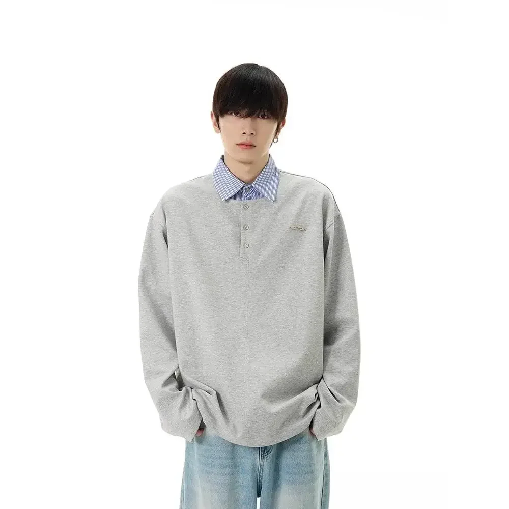 2024 new American retro ins fake two piece stitching design sweatshirt Harajuku men lazy loose casual top sweatshirt trend y2k
2024 new American retro ins fake two piece stitching design sweatshirt Harajuku men lazy loose casual top sweatshirt trend y2k