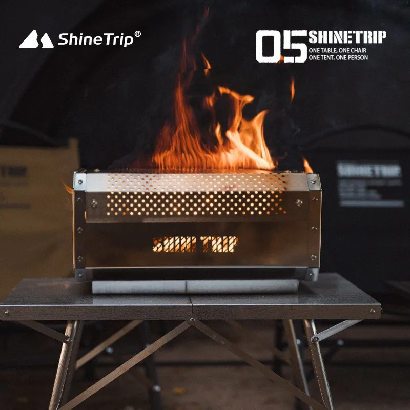 ShineTrip Camping Honeycomb Tabletop Incinerator 05 Series Outdoor Camping Ambient Heating Stove Stainless Steel Campfire Grill
ShineTrip Camping Honeycomb Tabletop Incinerator 05 Series Outdoor Camping Ambient Heating Stove Stainless Steel Campfire Grill