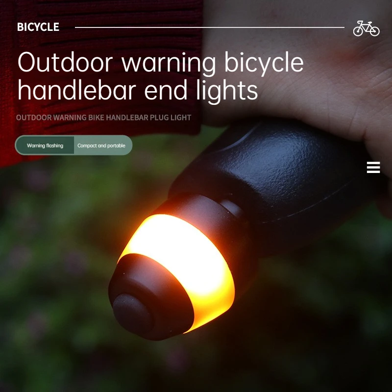 Bicycle Handlebar End Light Multi Function Portable Waterproof LED Turn Signal Light for Mountain Road Bike Night Riding Safety
Bicycle Handlebar End Light Multi Function Portable Waterproof LED Turn Signal Light for Mountain Road Bike Night Riding Safety