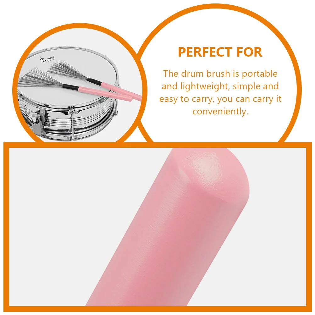 Portable Metal Wire Drum Brushes With Maple Wooden Handle Percussion Instrument Brush For Beginners Kids Students Adults
Portable Metal Wire Drum Brushes With Maple Wooden Handle Percussion Instrument Brush For Beginners Kids Students Adults