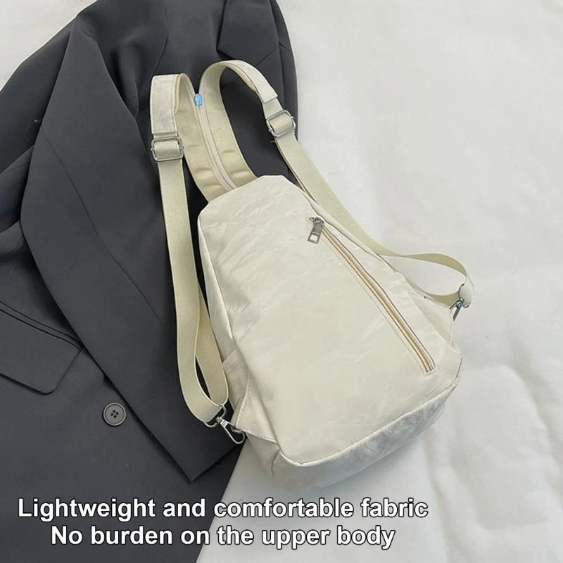 652F Trend Shoulder Bag Chinese Styles Chest Bag Casual Small Backpack Simple Slings Bag with Adjustable Strap for Women Girl
652F Trend Shoulder Bag Chinese Styles Chest Bag Casual Small Backpack Simple Slings Bag with Adjustable Strap for Women Girl
