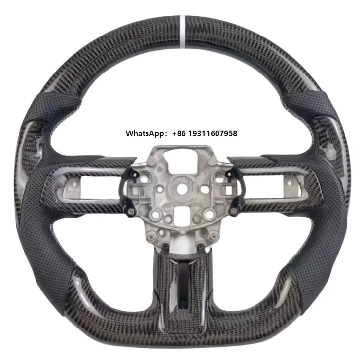 Car Parts Carbon Fiber Steering Wheel Is Suitable for 2015-2017,2018-2022 Ford Mustang
Car Parts Carbon Fiber Steering Wheel Is Suitable for 2015-2017,2018-2022 Ford Mustang
